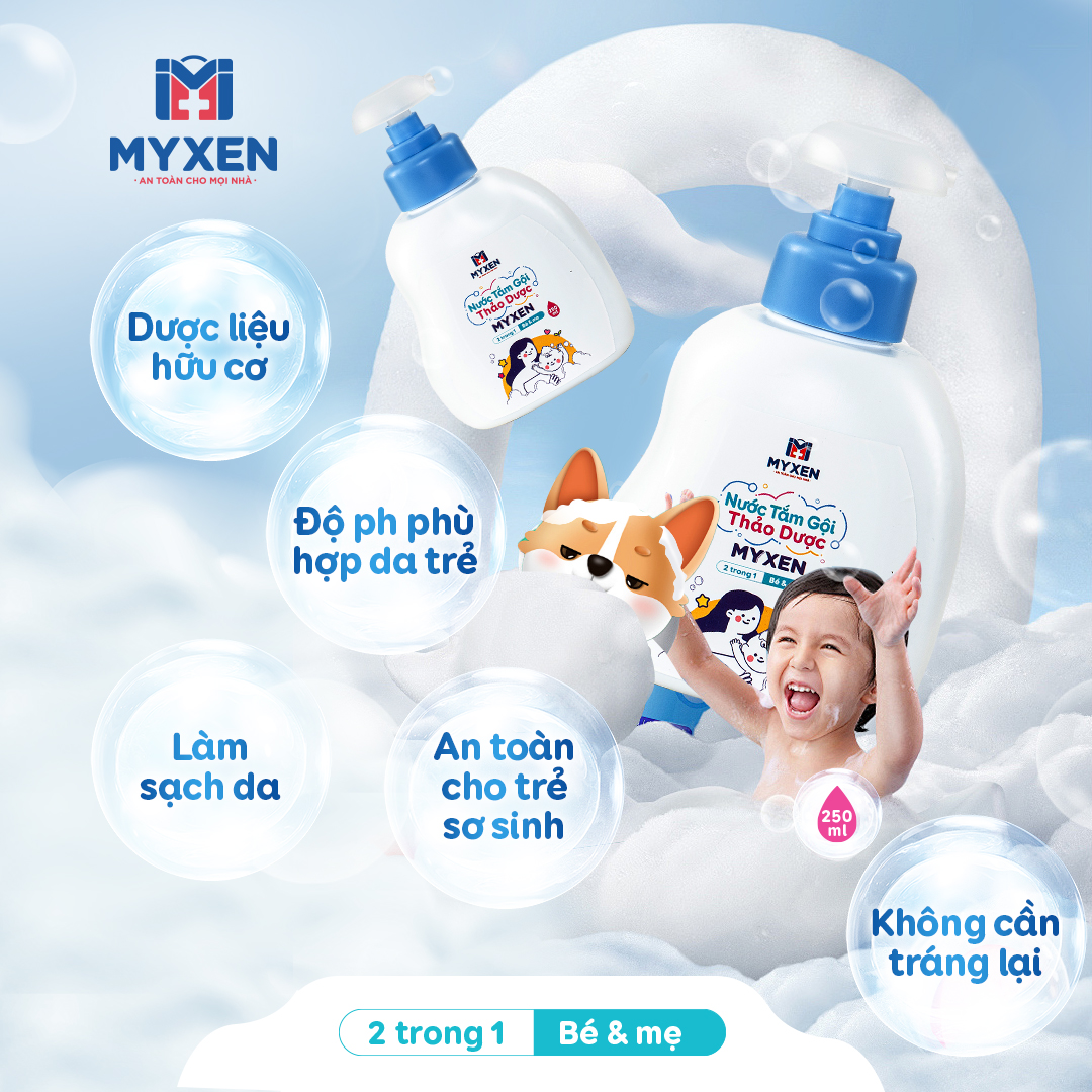 Nước Tắm Gội Thảo Dược MYXEN