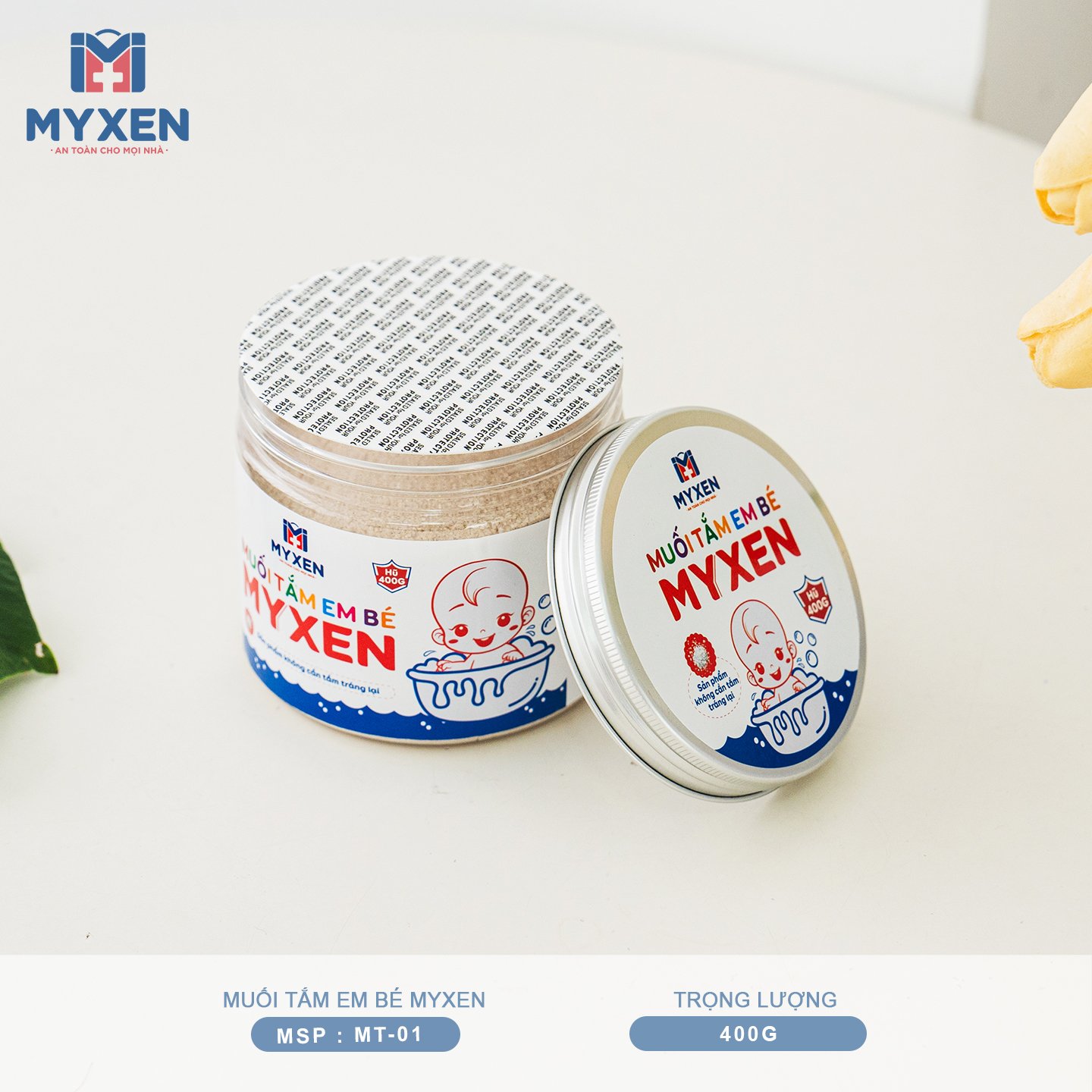 Muối Tắm Em Bé MYXEN