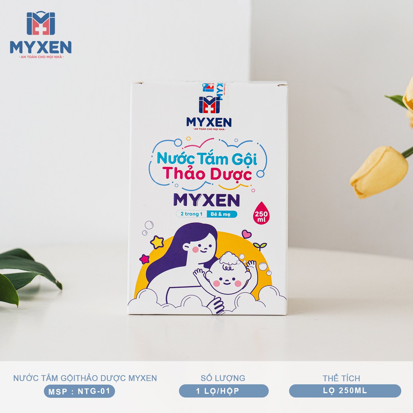 Nước Tắm Gội Thảo Dược MYXEN