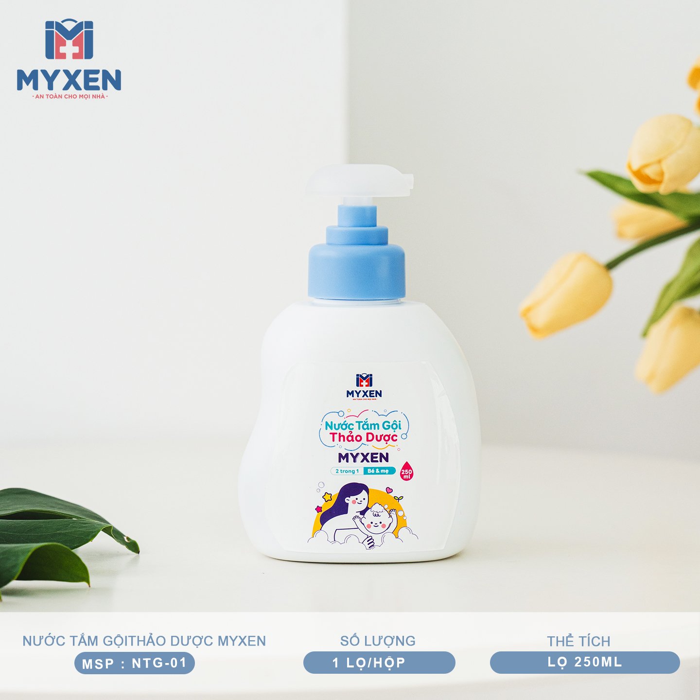 Nước Tắm Gội Thảo Dược MYXEN