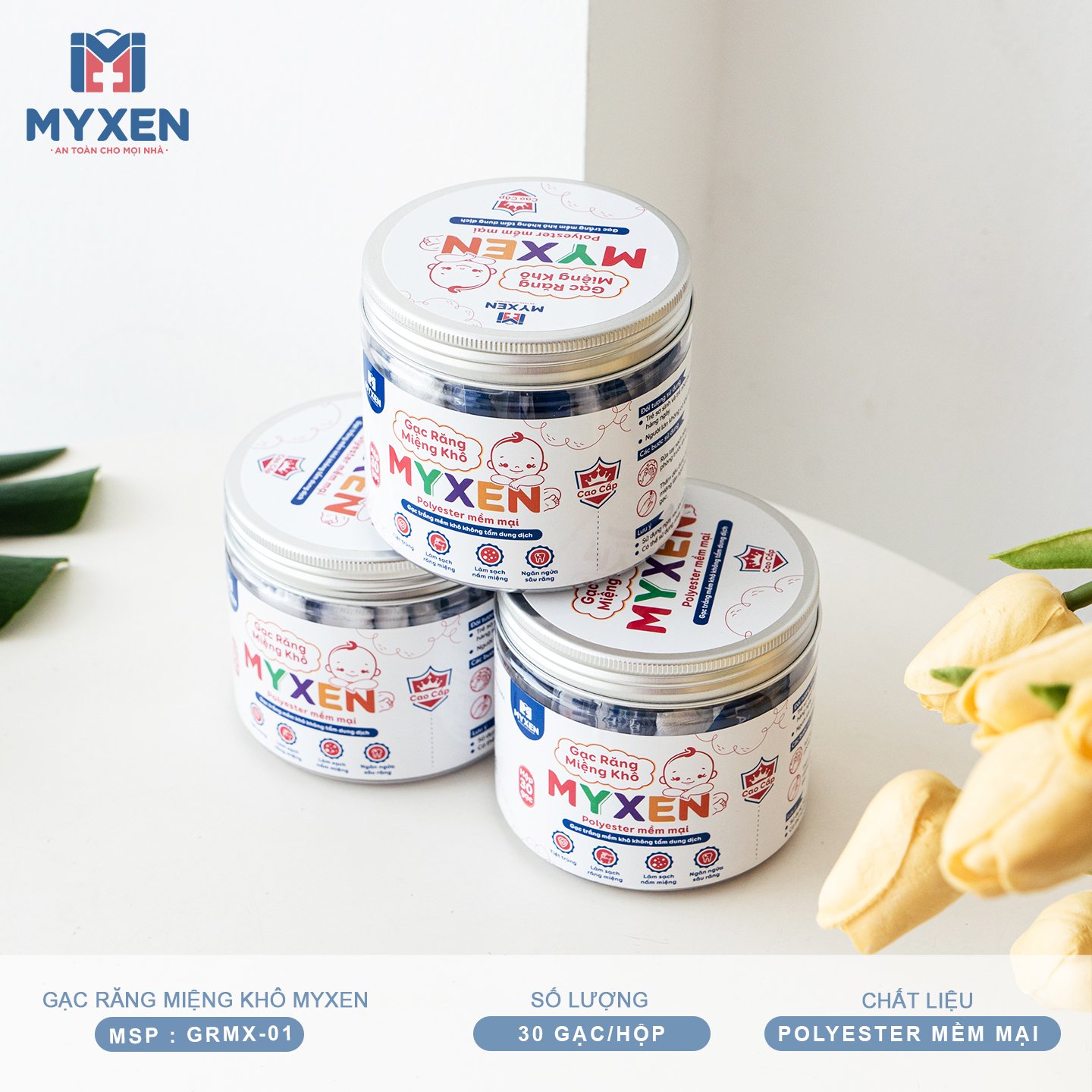 Gạc Răng Miệng Khô MYXEN