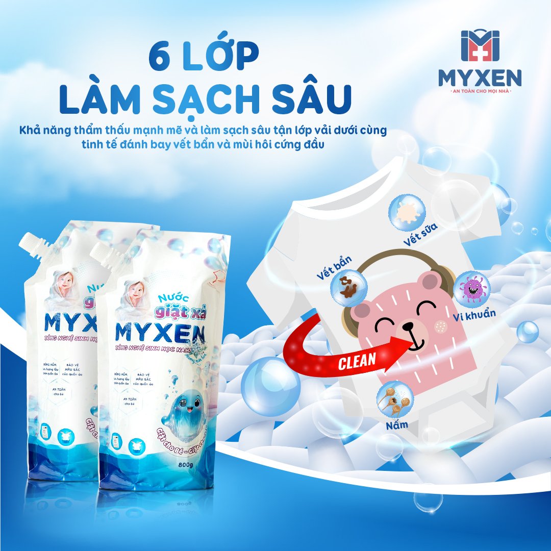 Nước Giặt Xả MYXEN