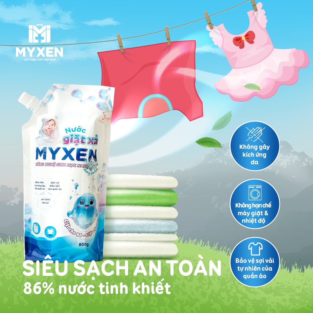 Nước Giặt Xả MYXEN