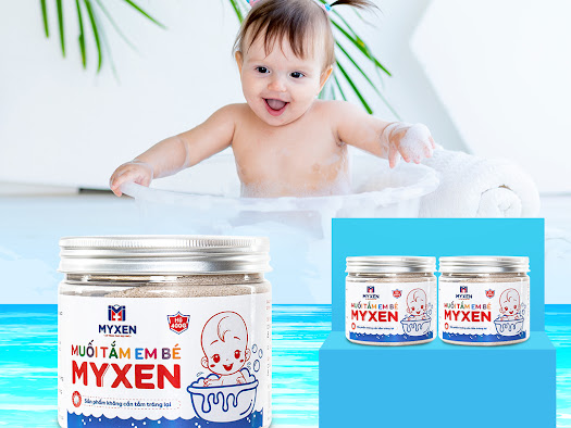 Muối Tắm Em Bé MYXEN