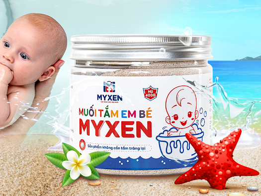 Muối Tắm Em Bé MYXEN