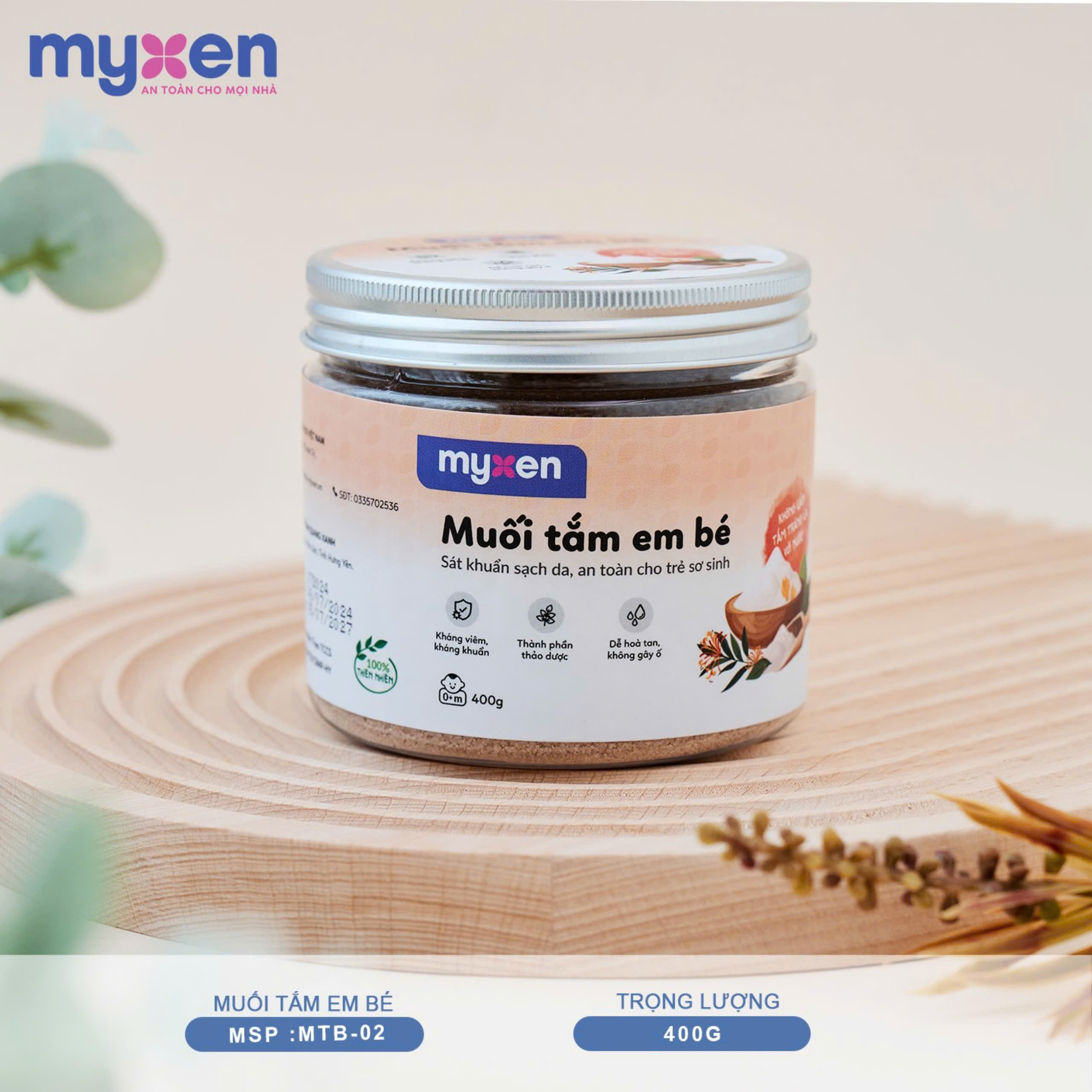 Muối Tắm Em Bé